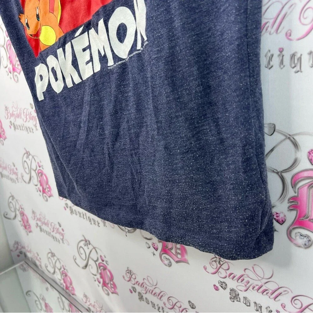 Old Navy tshirt tee top graphics Pokémon Graphic Tee - Navy blue yellow red